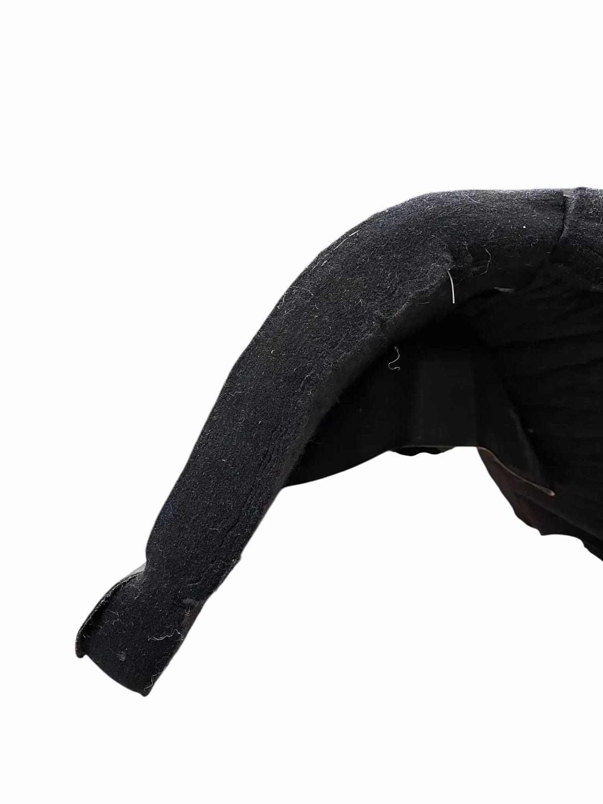 32x32 1.25" Black Kush Wool Saddle Pad (#122769)