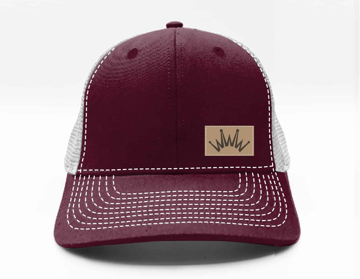 Trucker Hat Crown Logo Patch