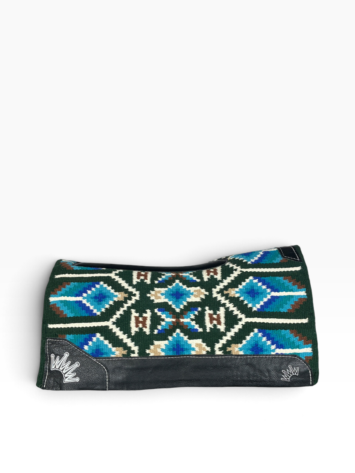 34x38 1" Kush Diamond Cut Green Turquoise Navajo (#34305)
