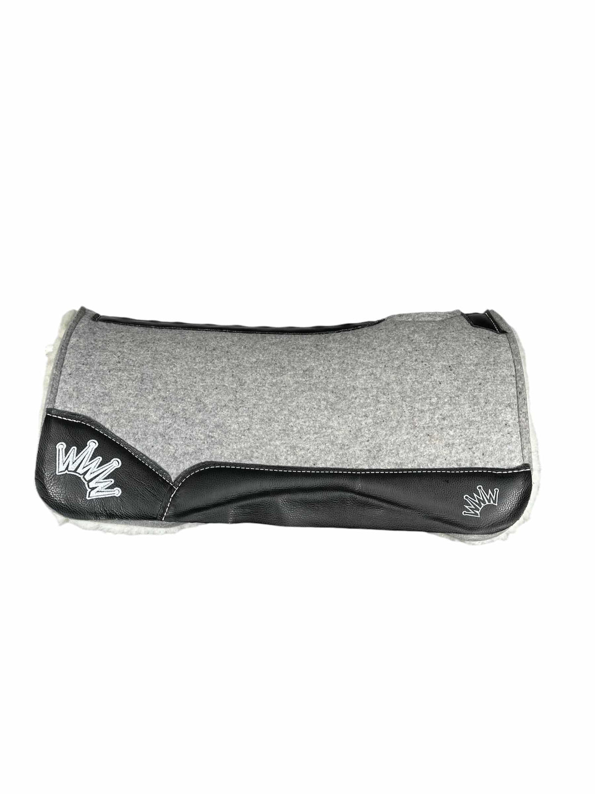 30x30 1" Gray Kush Fleece Saddle Pad (#108430)