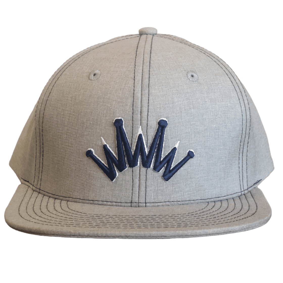 Flat Brim Denim Puff Crown