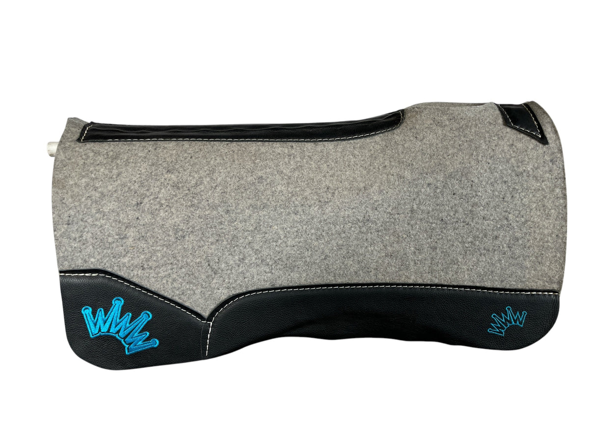 30x30 3/4" Kush Gray Wool Saddle Pad (#110550)