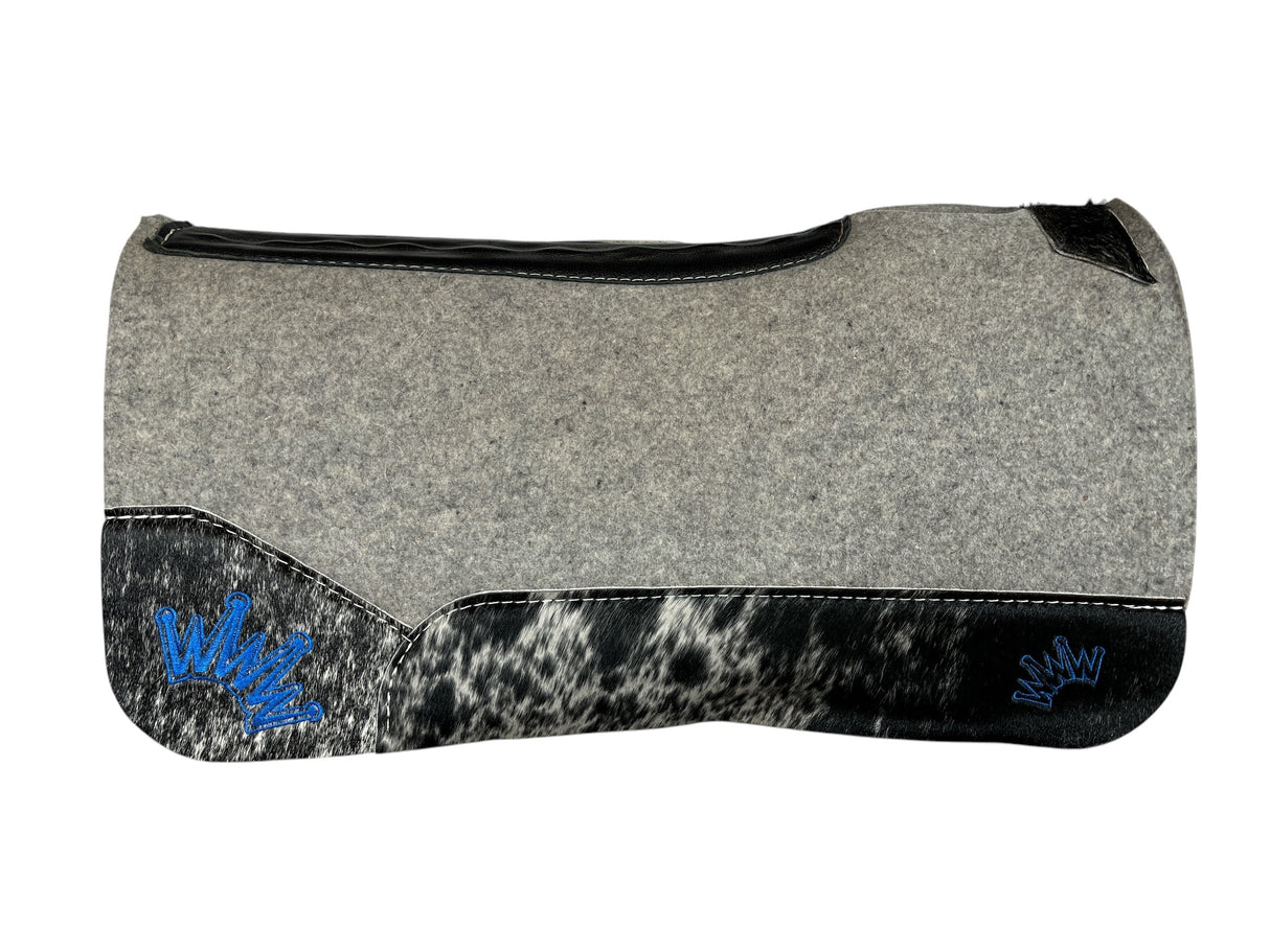 28x28 3/4" Kush Gray Wool Saddle Pad (#110584)