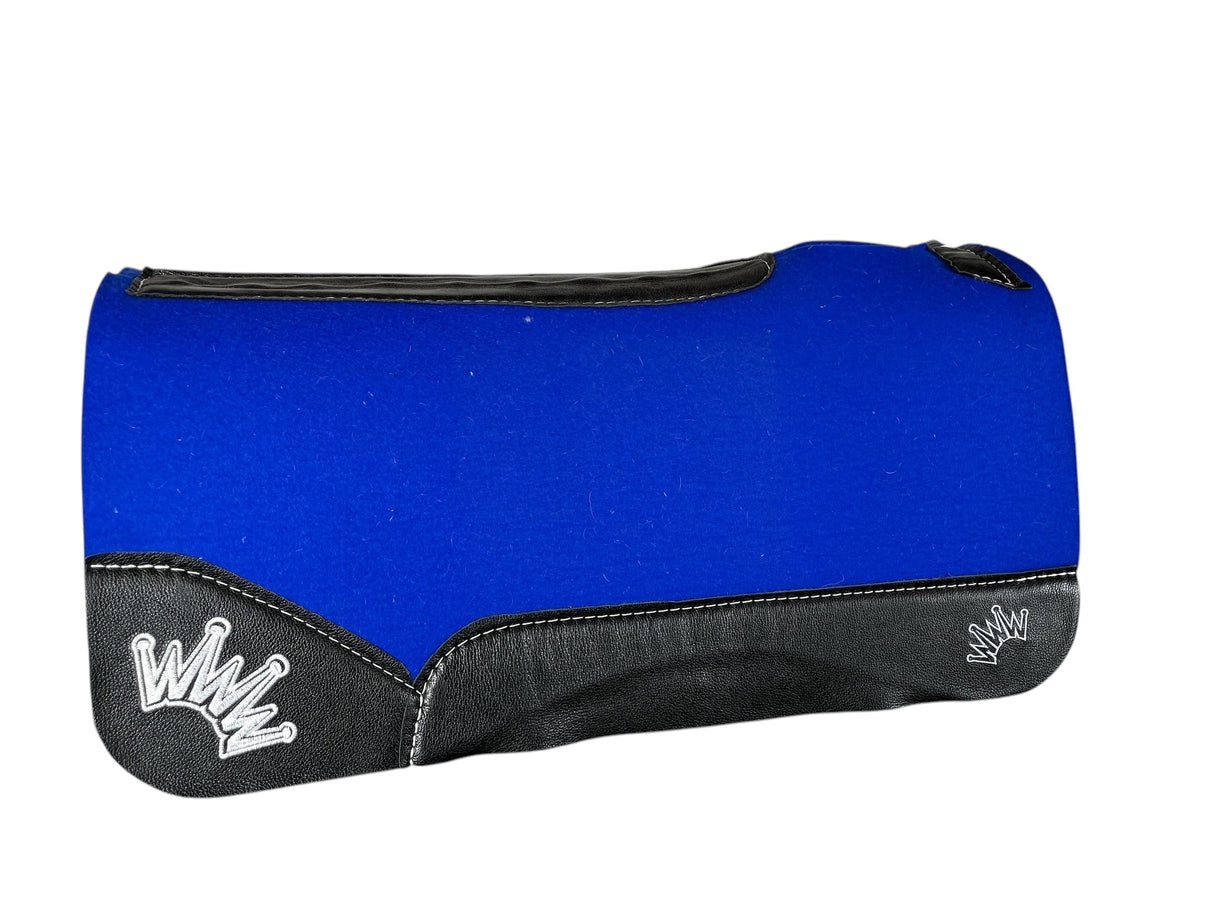 30x30 3/4" Kush Blue Wool Saddle Pad (#110680)
