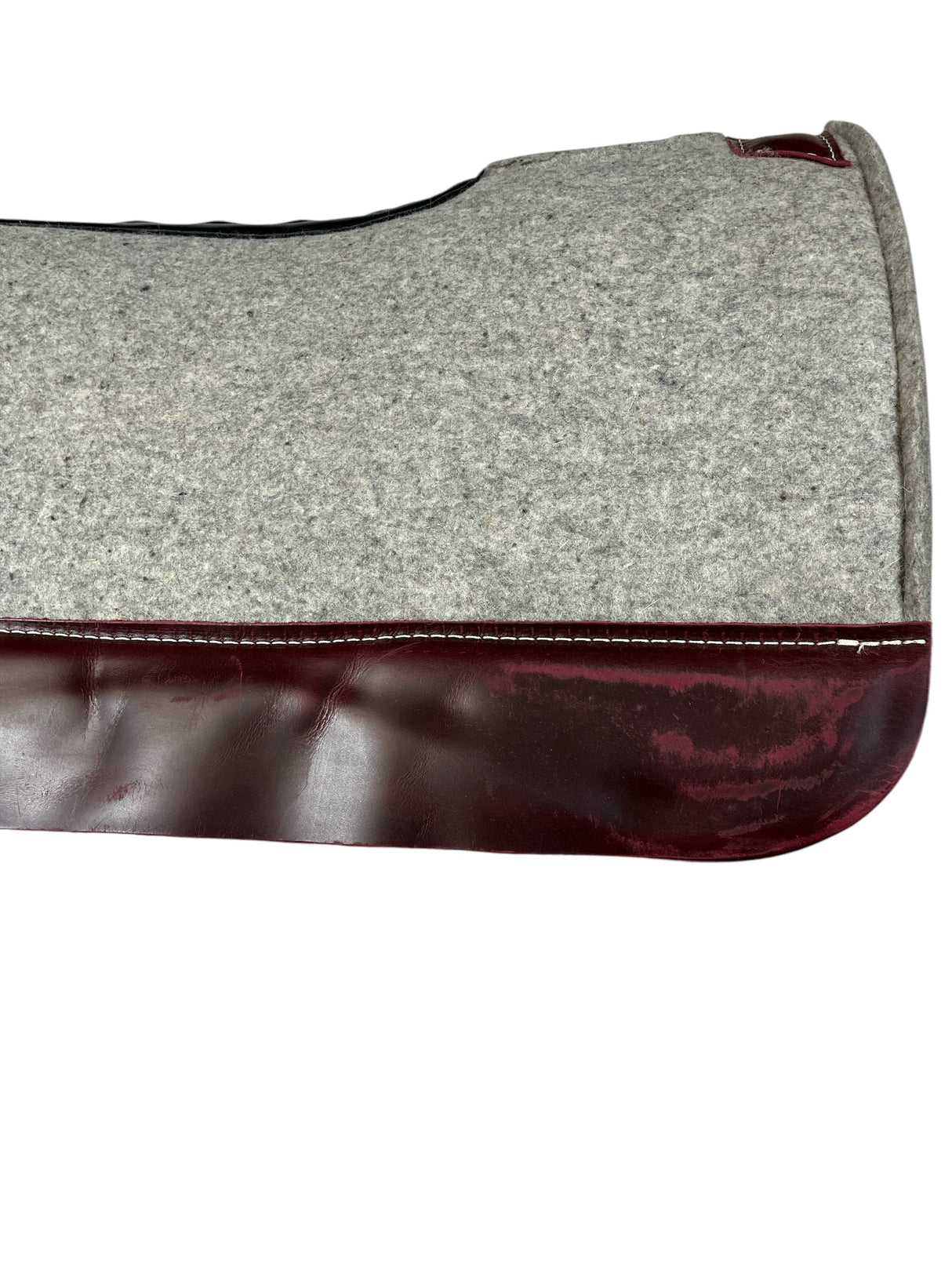 32x32 3/4" Gray Kush Fleece Saddle Pad (#110707)