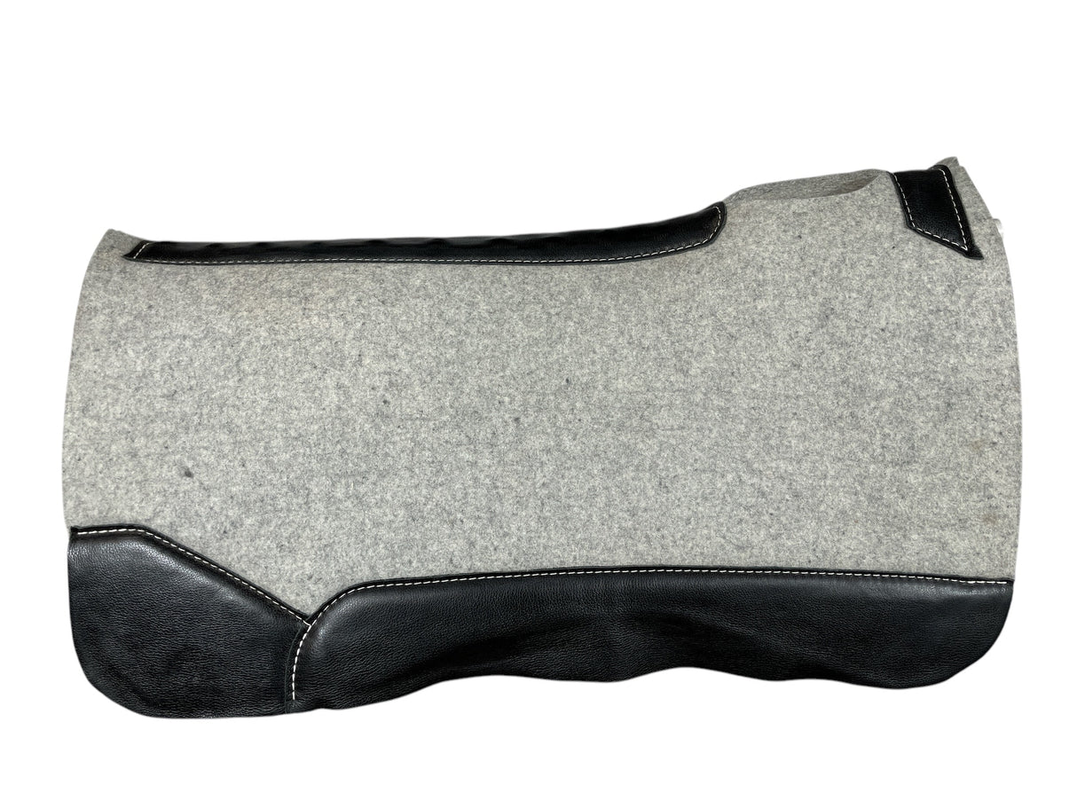 32x32 1.25" Gray Kush Wool Saddle Pad (#110782)
