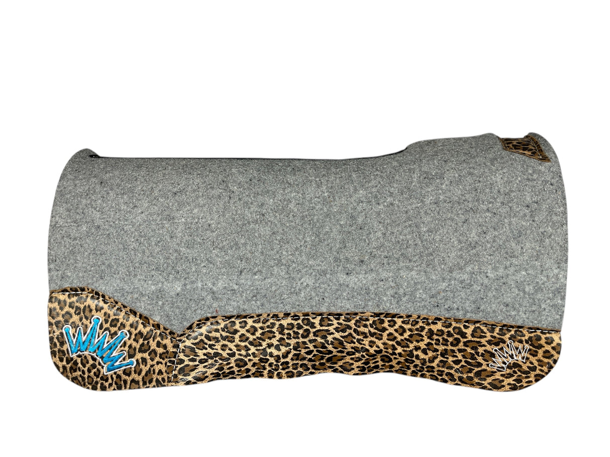 32x32 3/4" Kush Gray Wool Saddle Pad (#110756)