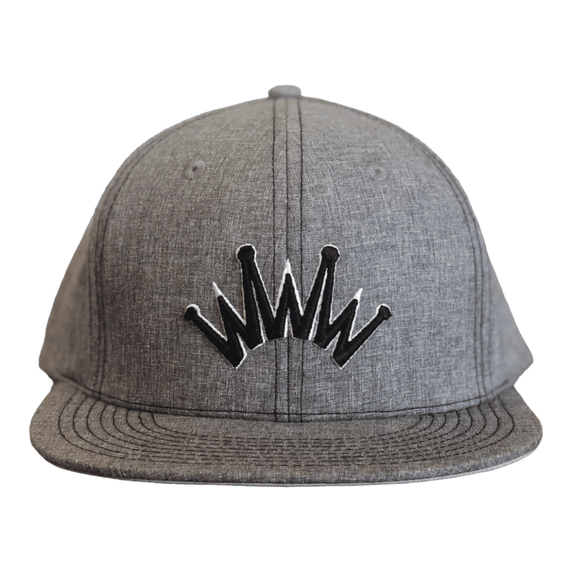 Flat Brim Denim Puff Crown