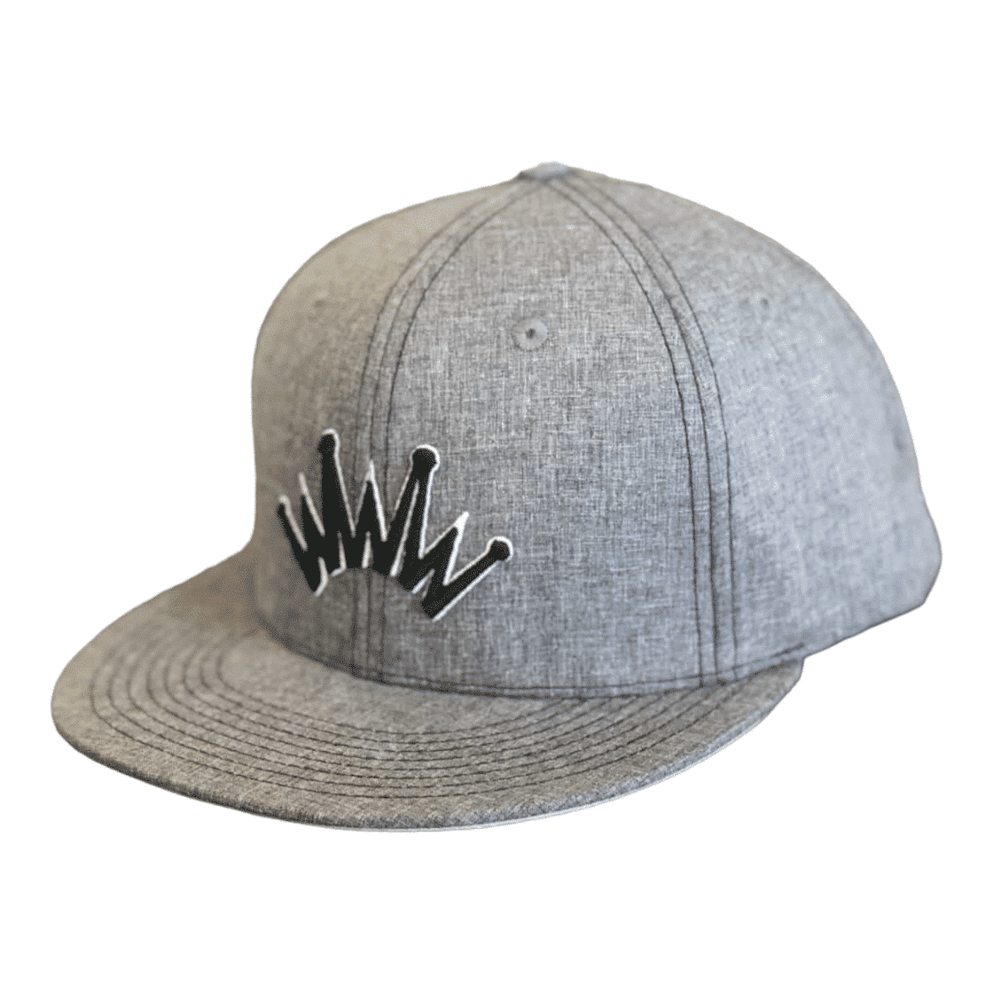 Flat Brim Denim Puff Crown