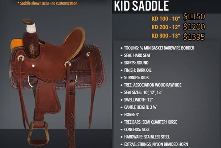 Kid Roper - Best Ever Saddles - Custom Tooled