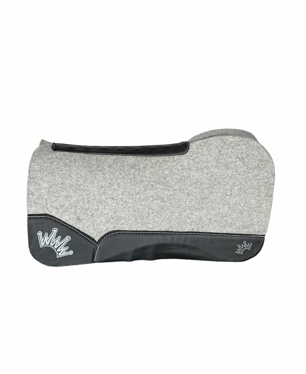 32x32 3/4" Kush Gray Wool New Open Wither Saddle Pad (#88221)