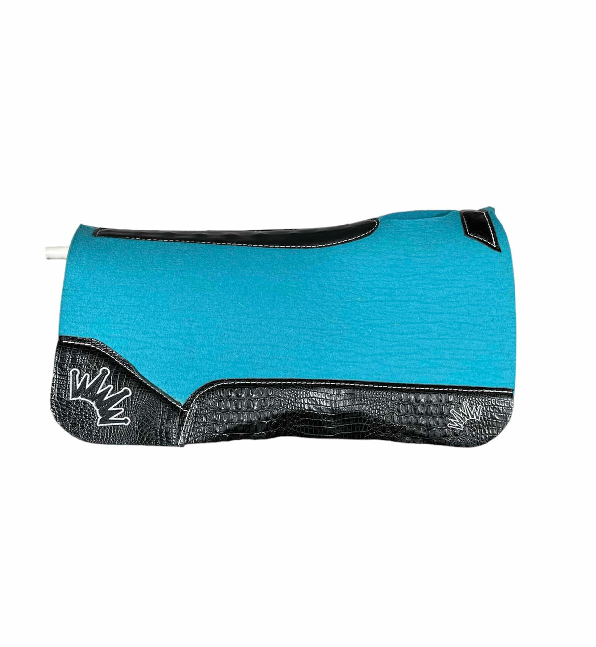 30x30 1" Kush Turquoise Wool Saddle Pad (#99002)