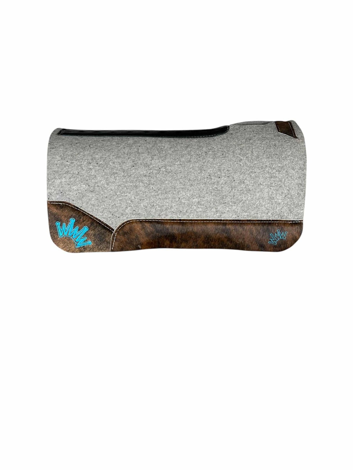 32x32 1" Gray Kush Wool Saddle Pad (#133579)