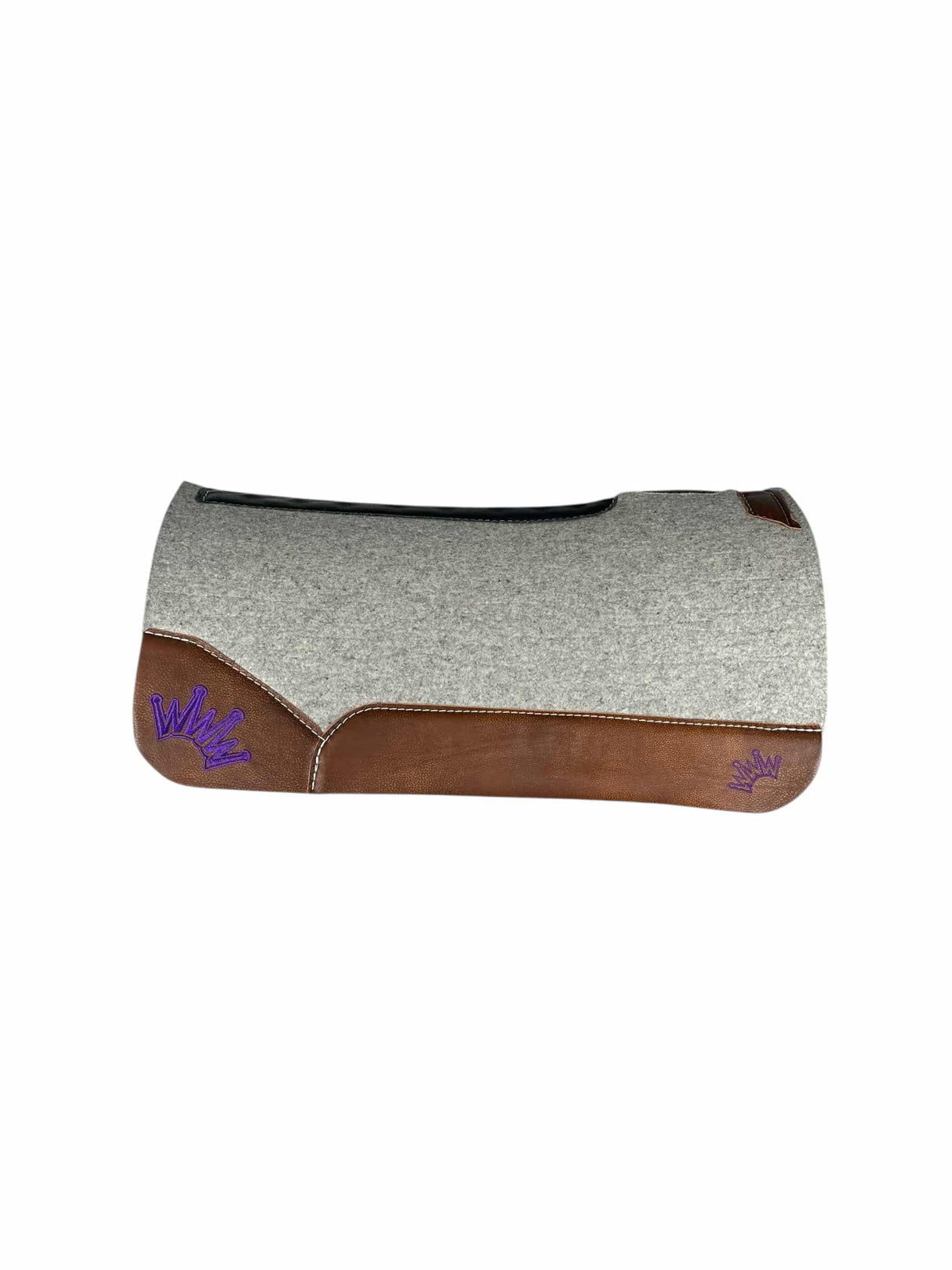 30x30 1" Gray Kush Wool Saddle Pad (#132035)