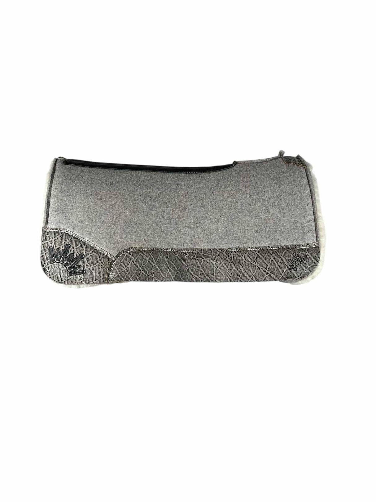 32x32 1" Gray Kush Fleece Saddle Pad (#132124)