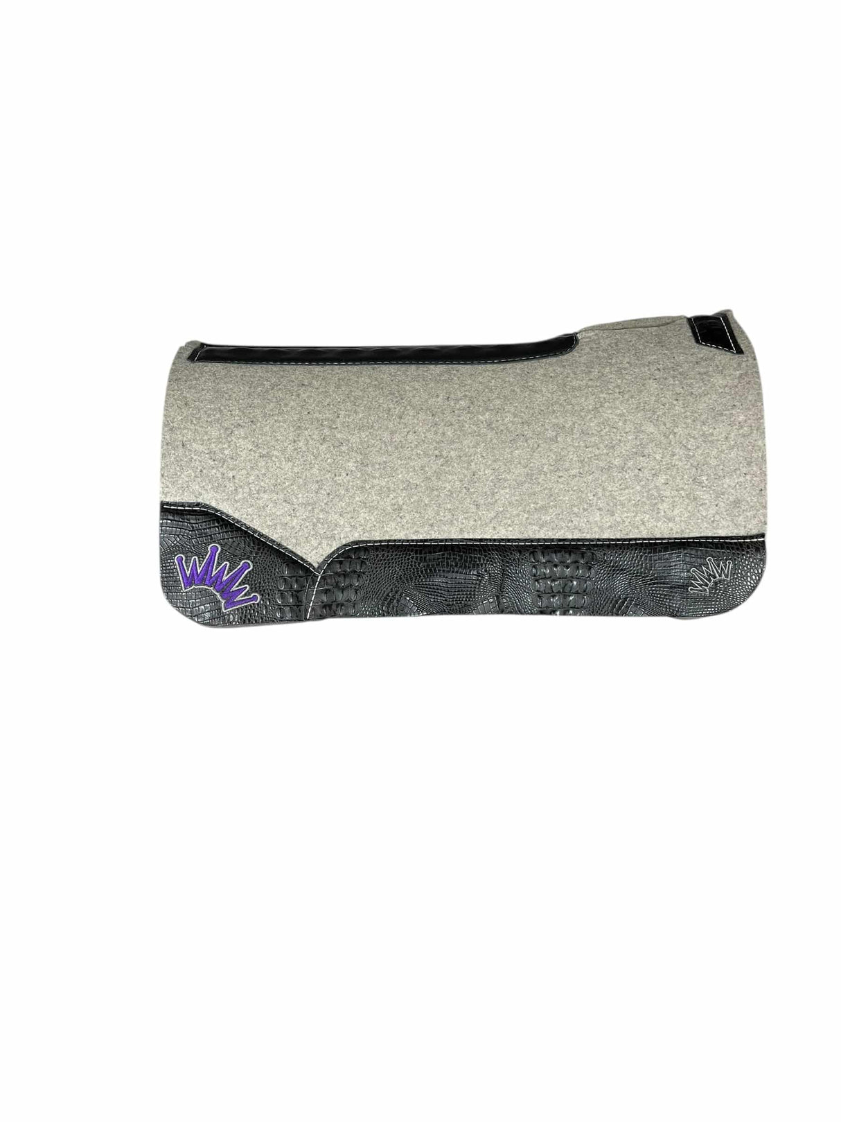 32x32 1" Gray Kush Wool Saddle Pad (#133578)