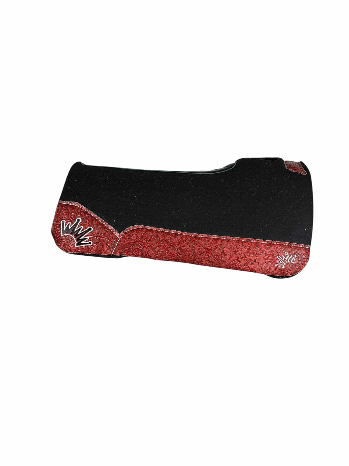 30x30 1" Black Kush Wool Saddle Pad (#125423)