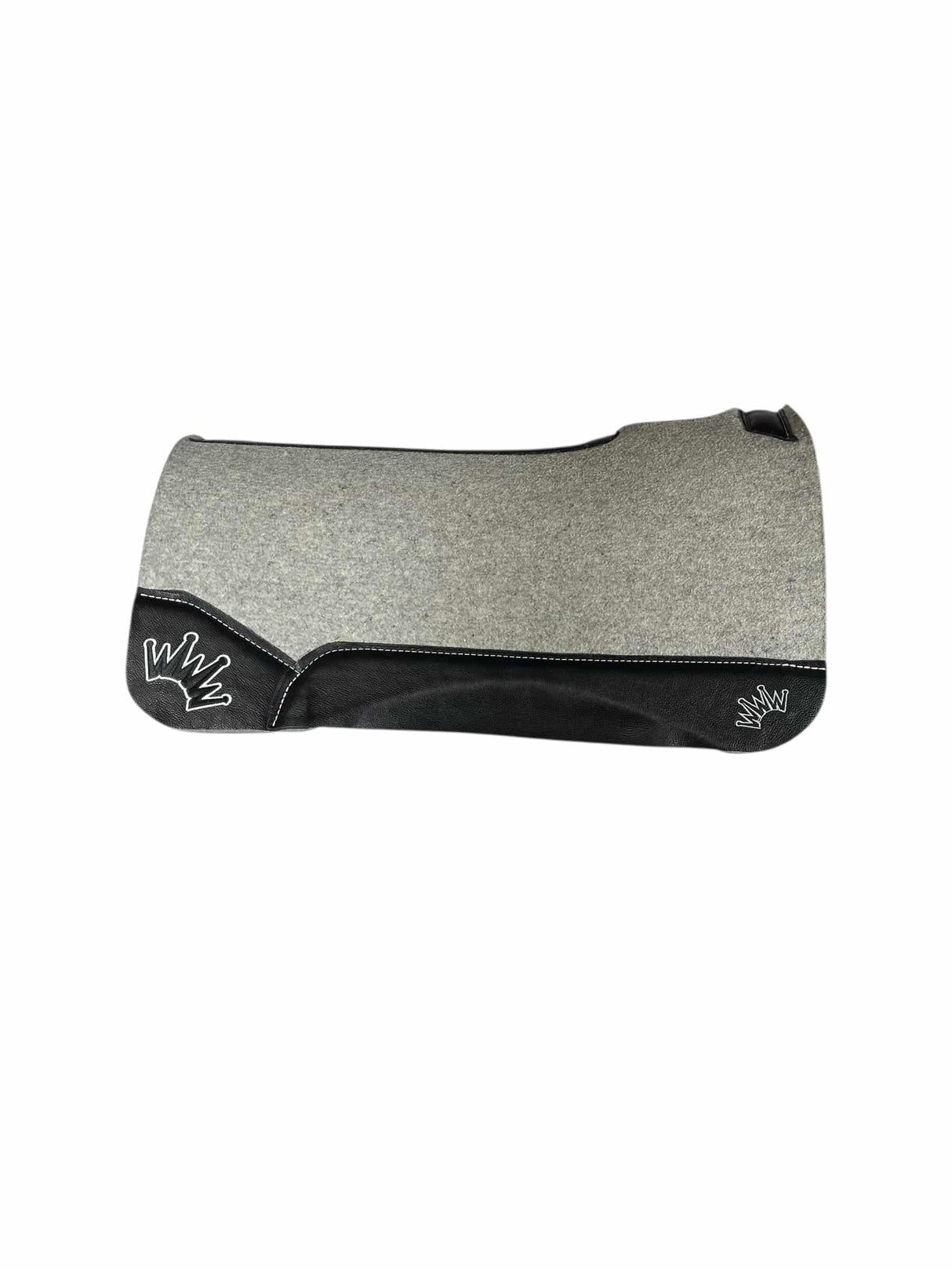 28x28 1" Gray Kush Wool Saddle Pad (#130905)