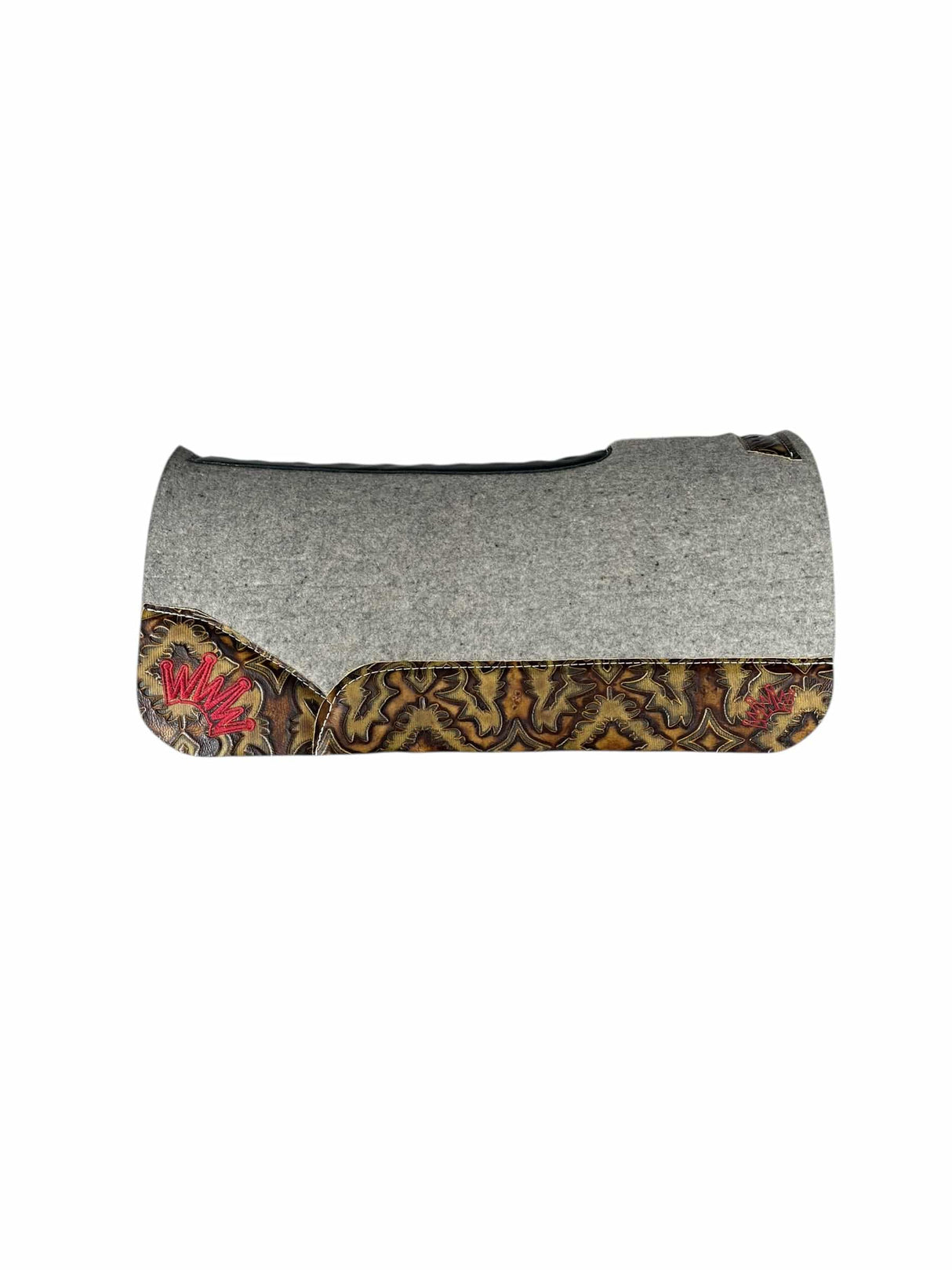 30x30 1" Gray Kush Wool Saddle Pad (#132037)