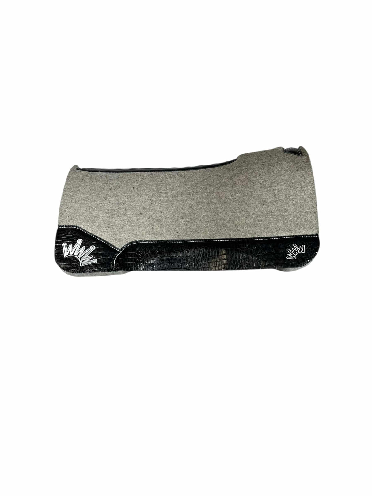 32x32 1.25" Gray Kush Wool Saddle Pad (#130908)