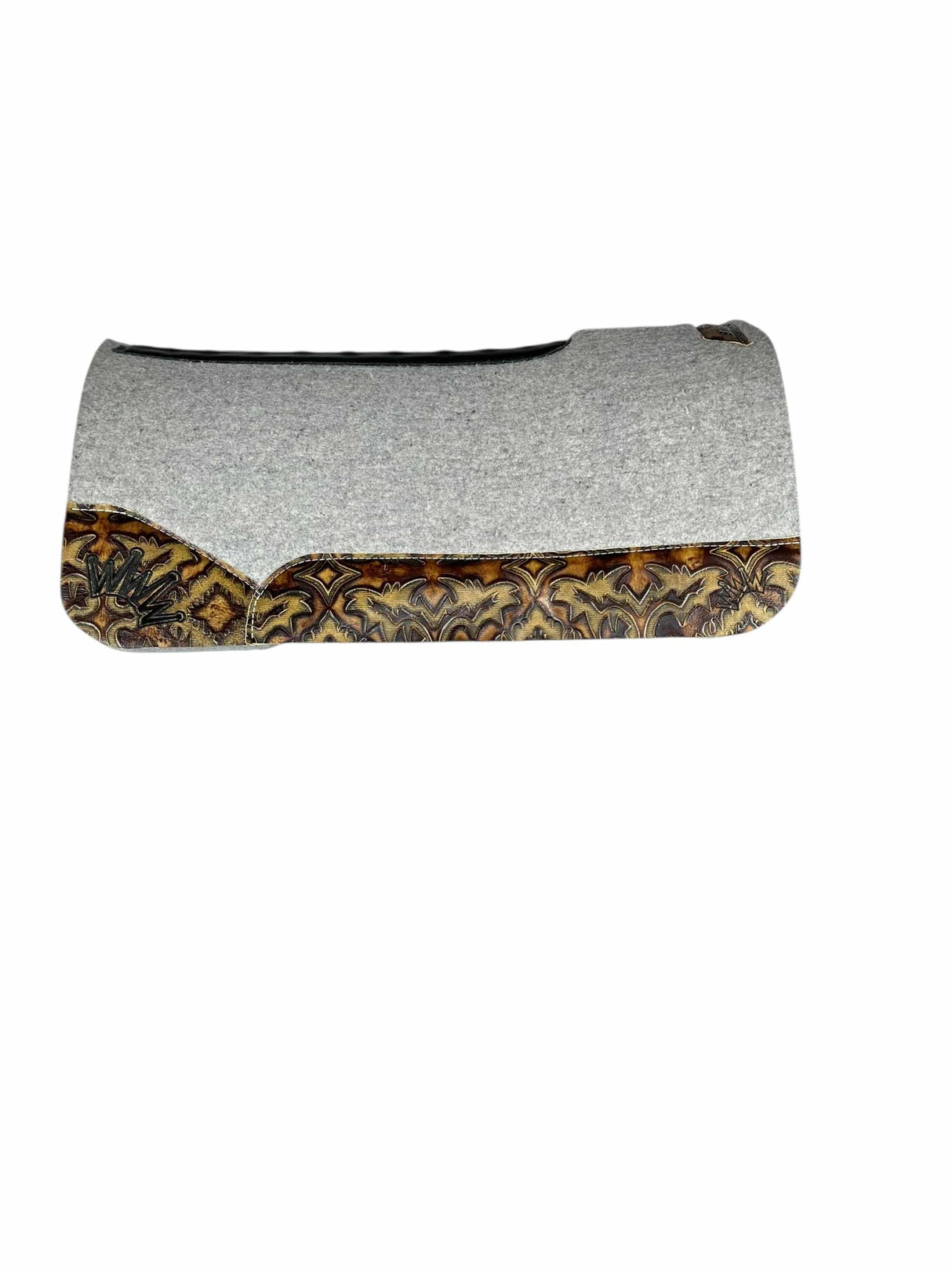 32x32 1.25" Gray Kush Wool Saddle Pad (#132290)