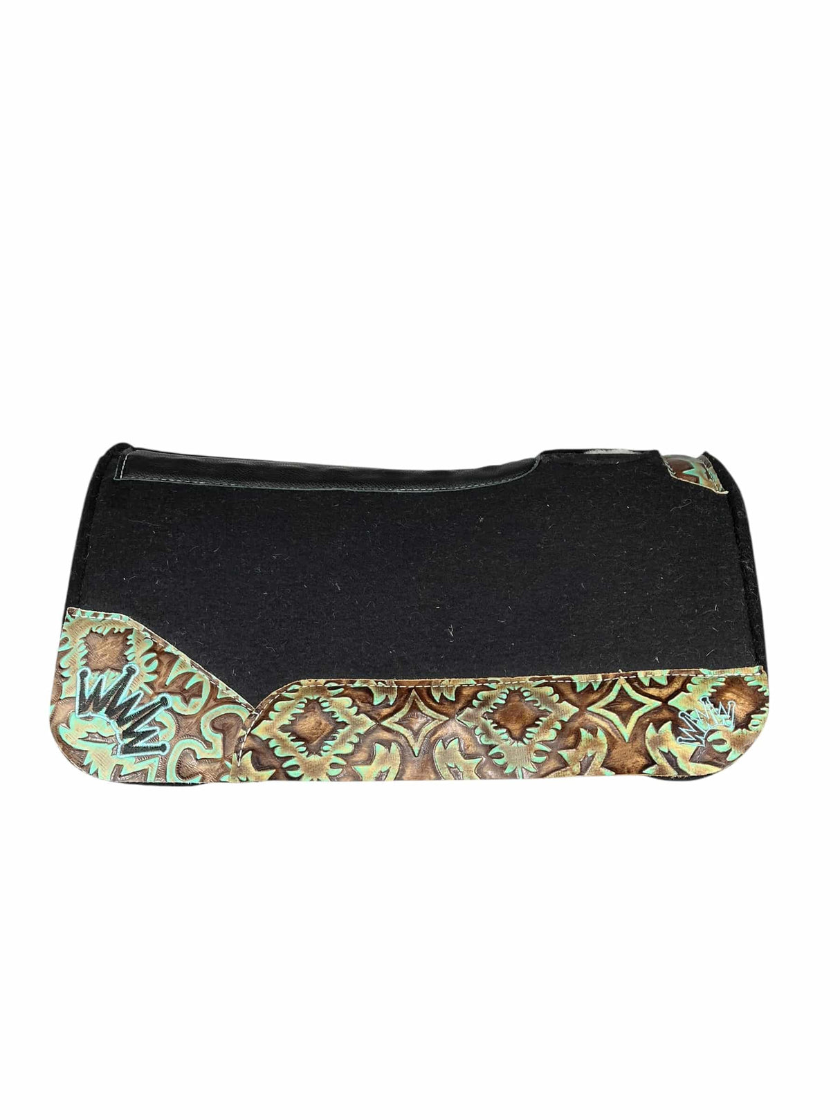 28x28 3/4" Black Kush Fleece Saddle Pad (#123832)