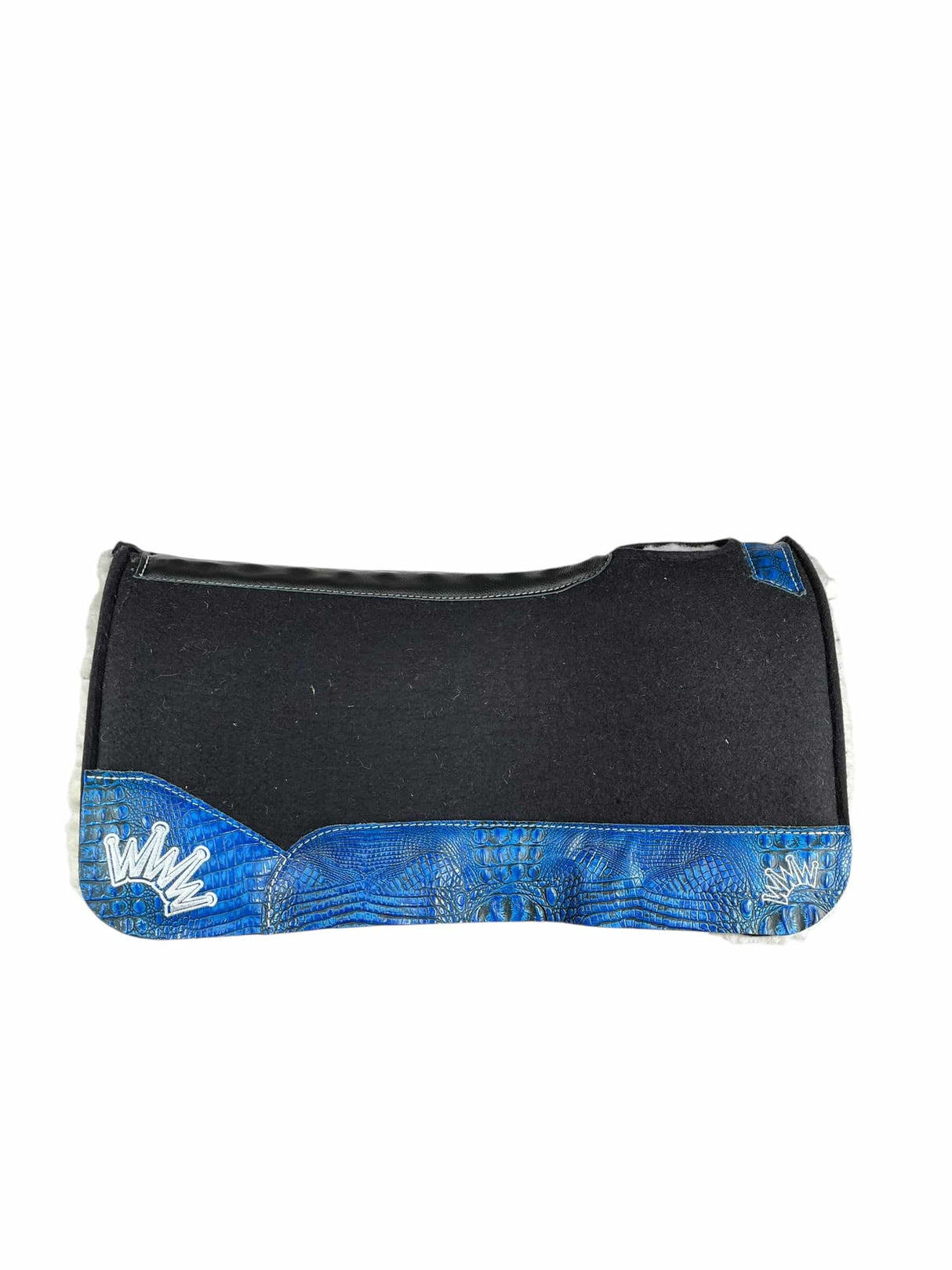 32x32 3/4" Black Kush Fleece Gooseneck Contour Saddle Pad (#123539)