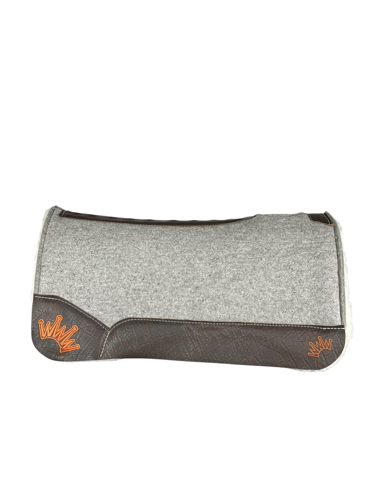 32x32 1/2" Gray Kush Fleece Saddle Pad (#123898)
