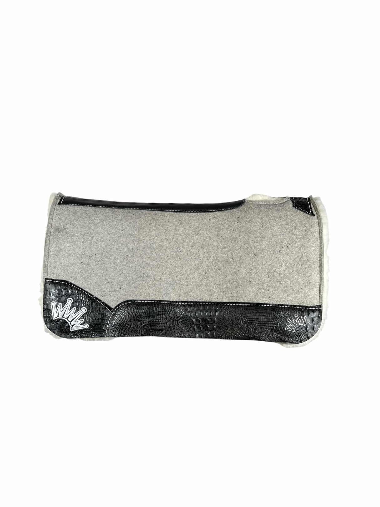 32x32 1/2" Gray Kush Fleece Saddle Pad (#123535)
