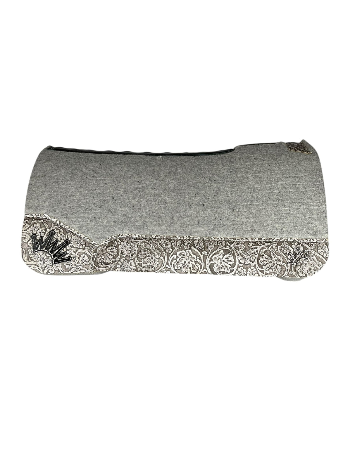 32x32 1.25" Gray Kush Wool Saddle Pad (#132293)
