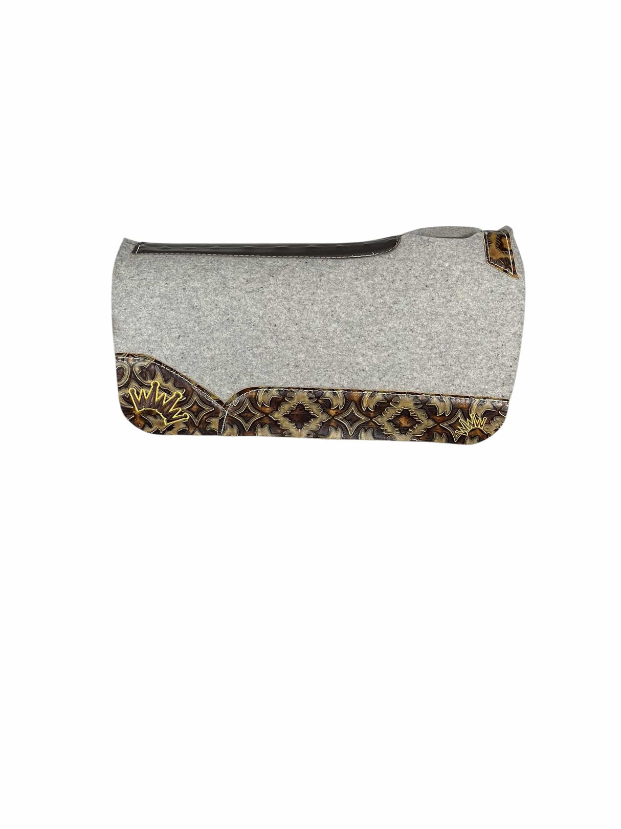 30x30 3/4" Gray Kush Wool Saddle Pad (#124611)