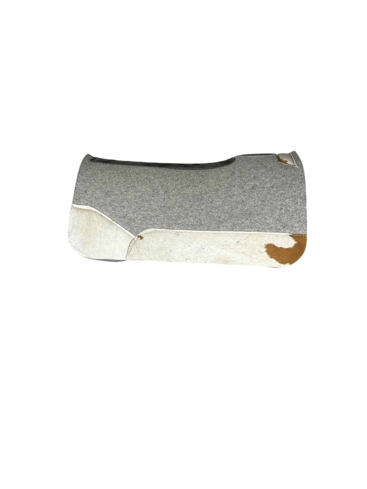 28x28 1.25" Gray Kush Wool Saddle Pad (#133612)