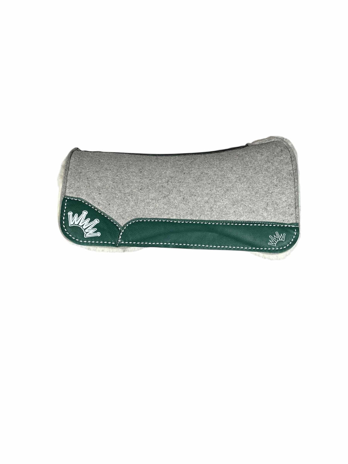 32x32 3/4" Gray Kush Fleece Open Petite Saddle Pad (#133910)