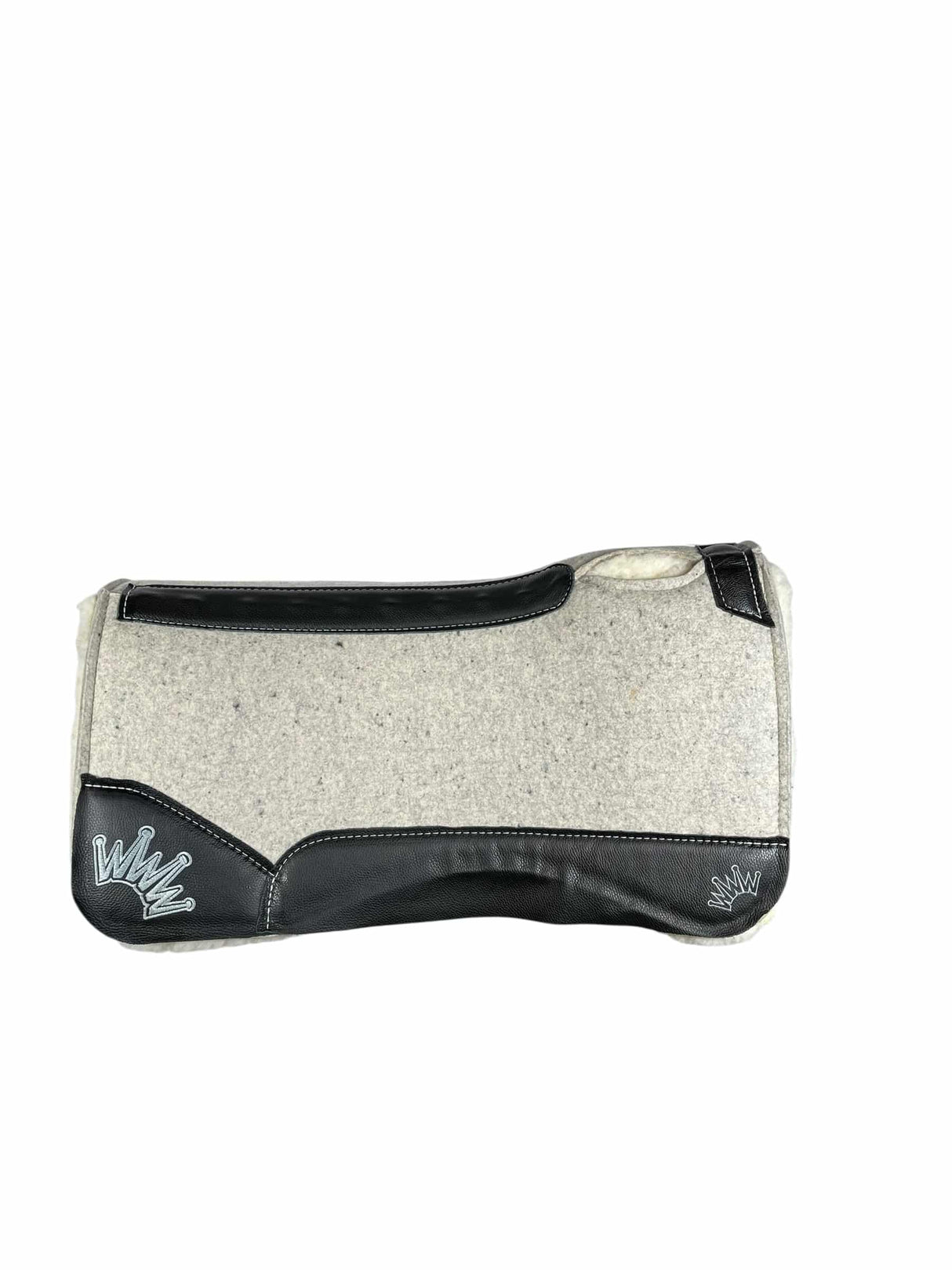 30x30 3/4" Gray Kush Fleece Gooseneck Contour Saddle Pad (#123563)