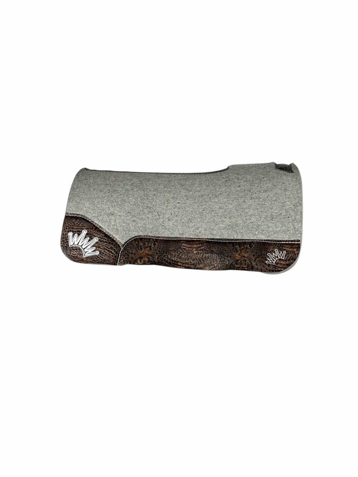 30x30 1" Gray Kush Wool Saddle Pad (#132051)