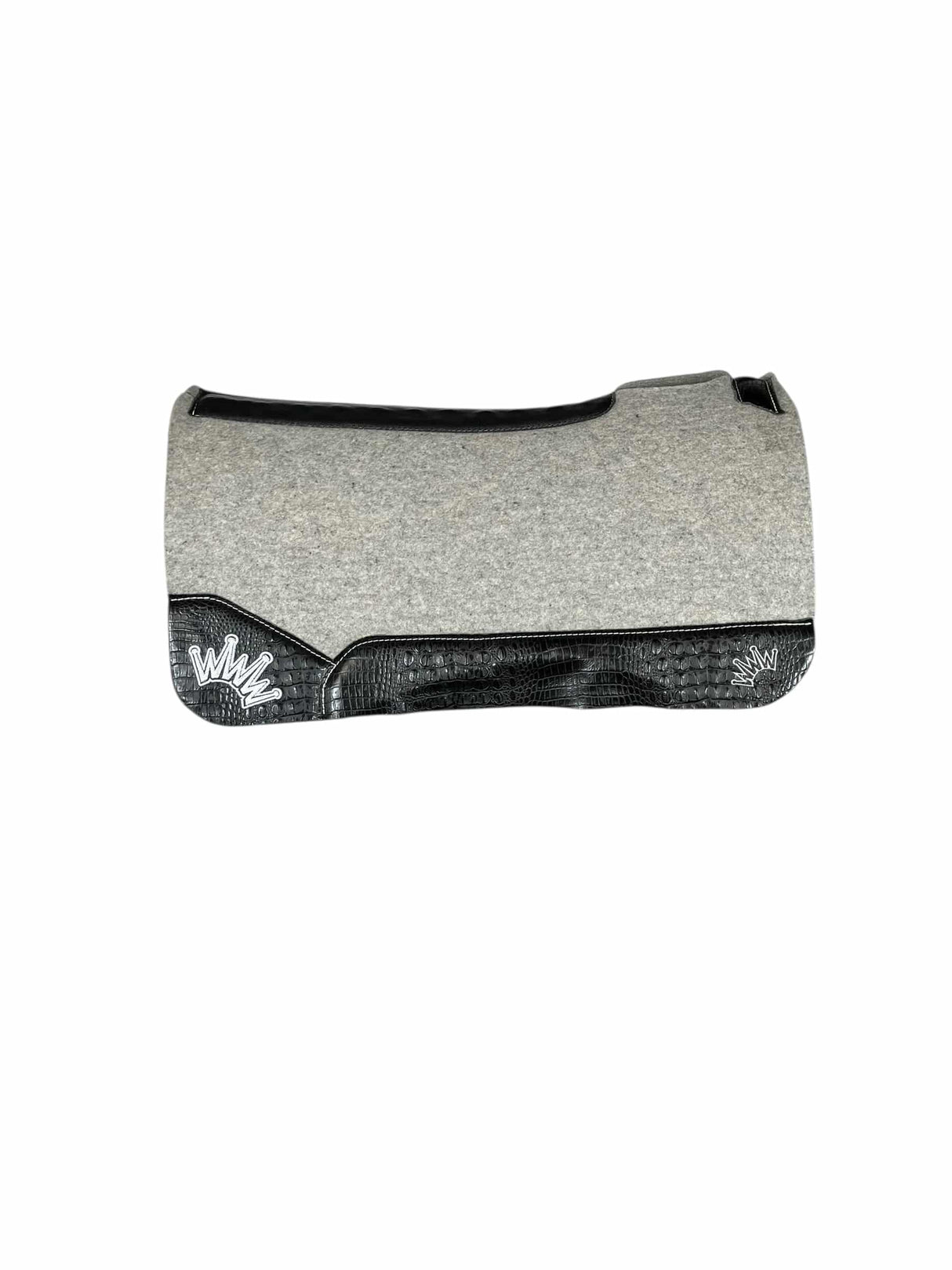 32x32 1.25" Gray Kush Wool Saddle Pad (#133610)