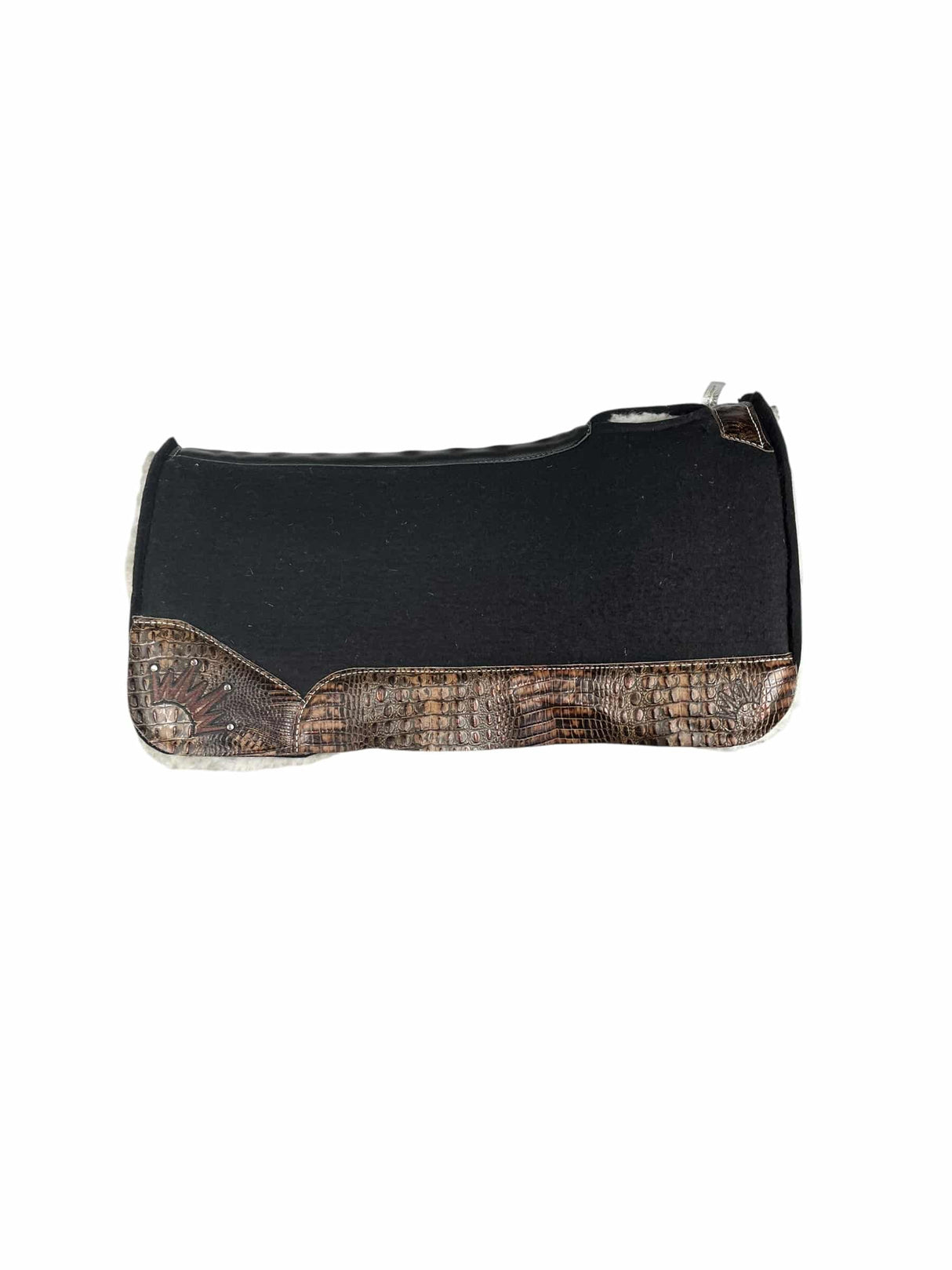 32x32 1" Black Kush Fleece Saddle Pad (#125075)