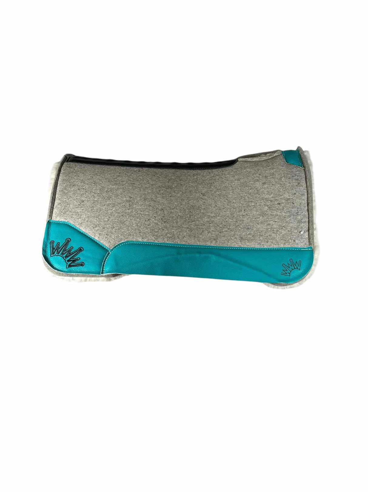 32x32 1" Gray Kush Fleece Saddle Pad (#132131)