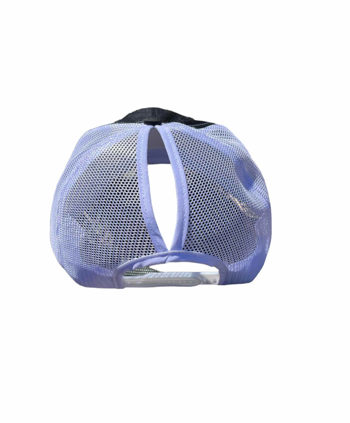 Trucker Hat Black and White Dad Style