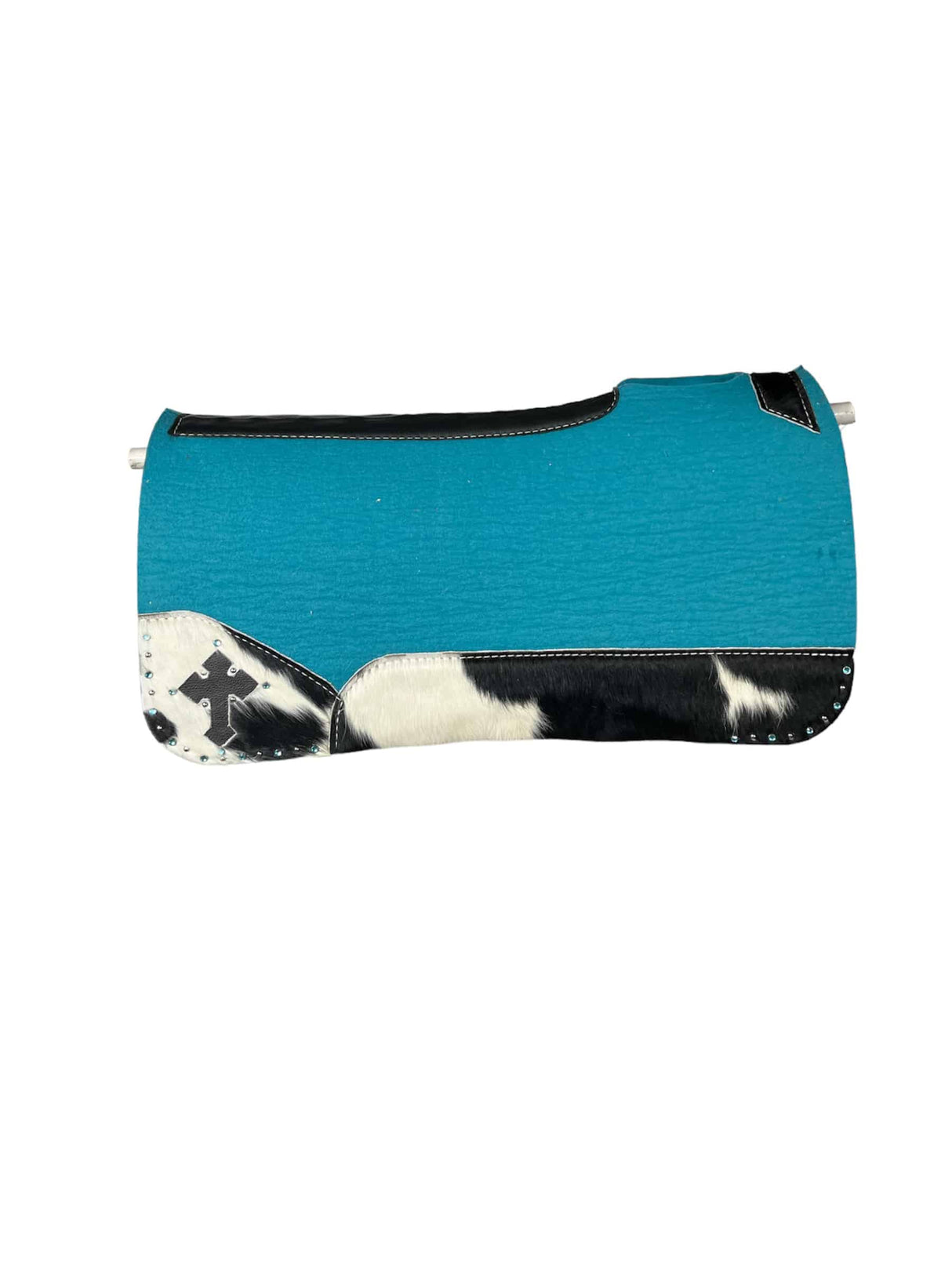 30x30 1" Kush Turquoise Wool Saddle Pad (#108030)