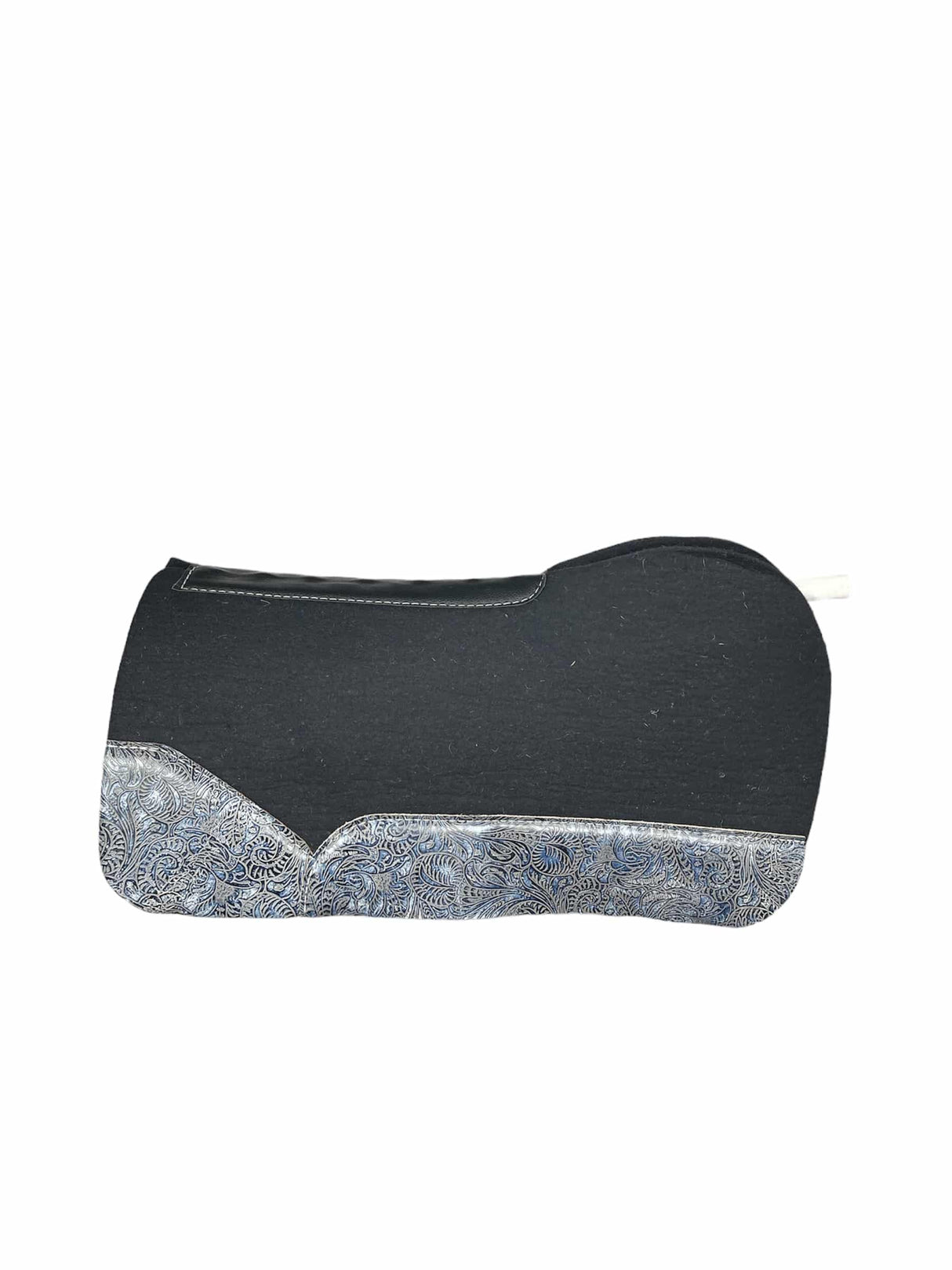 28x28 3/4" Kush Black Wool Extended Open Wither Saddle Pad (#108098)