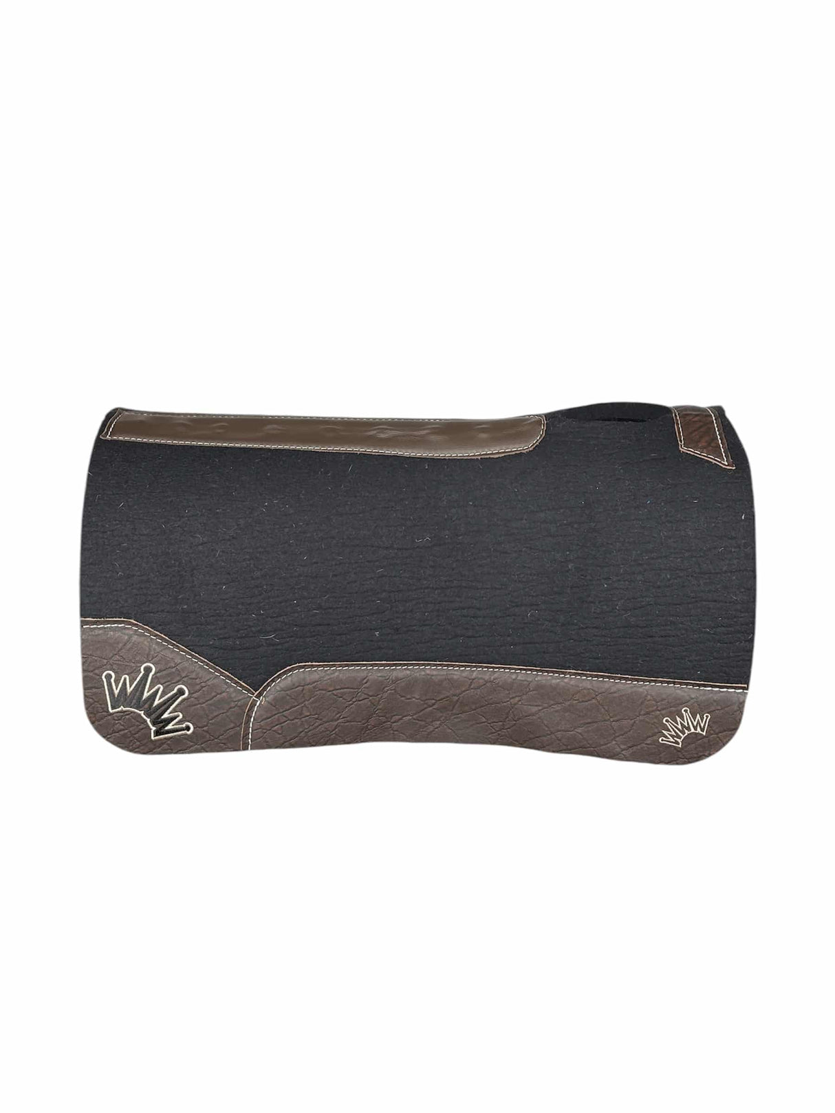 32x32 3/4" Kush Black Wool Saddle Pad (#108246)