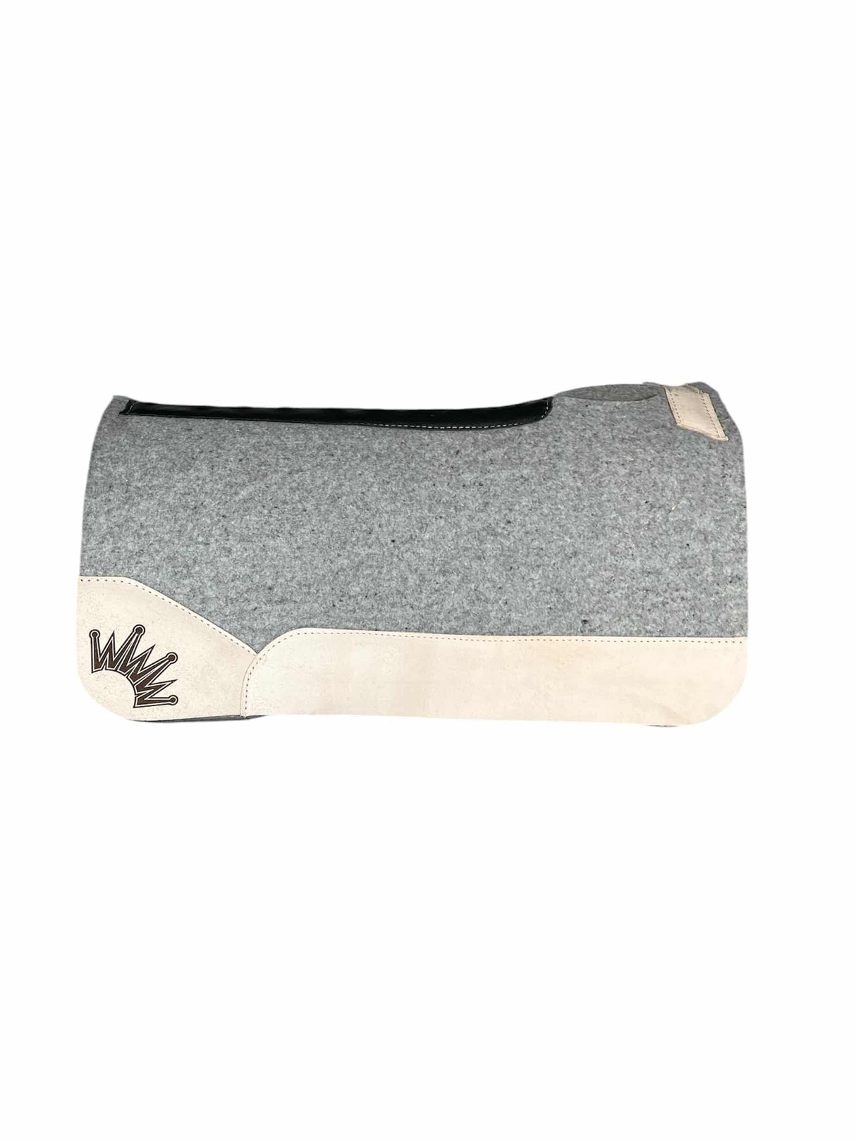 32x32 1.25" Kush Gray Wool Saddle Pad (#108238)