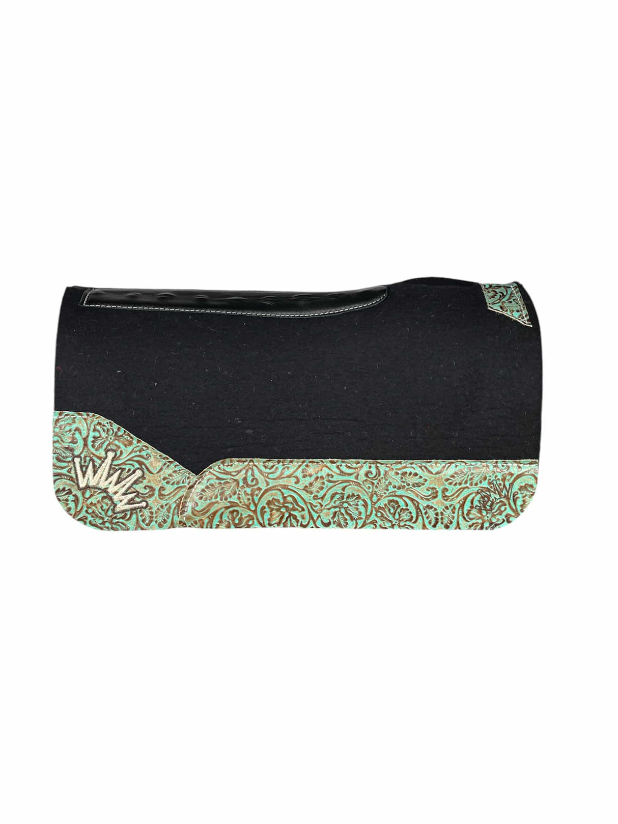28x28 3/4" Kush Black Wool Saddle Pad (#108316)
