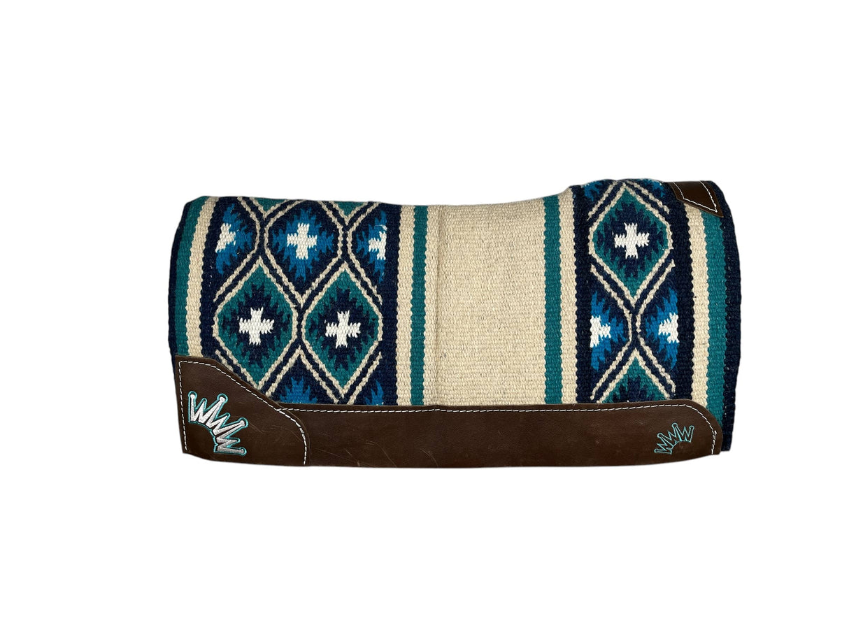 34x36 Navajo 1" Kush Wool Saddle Pad (#111489)