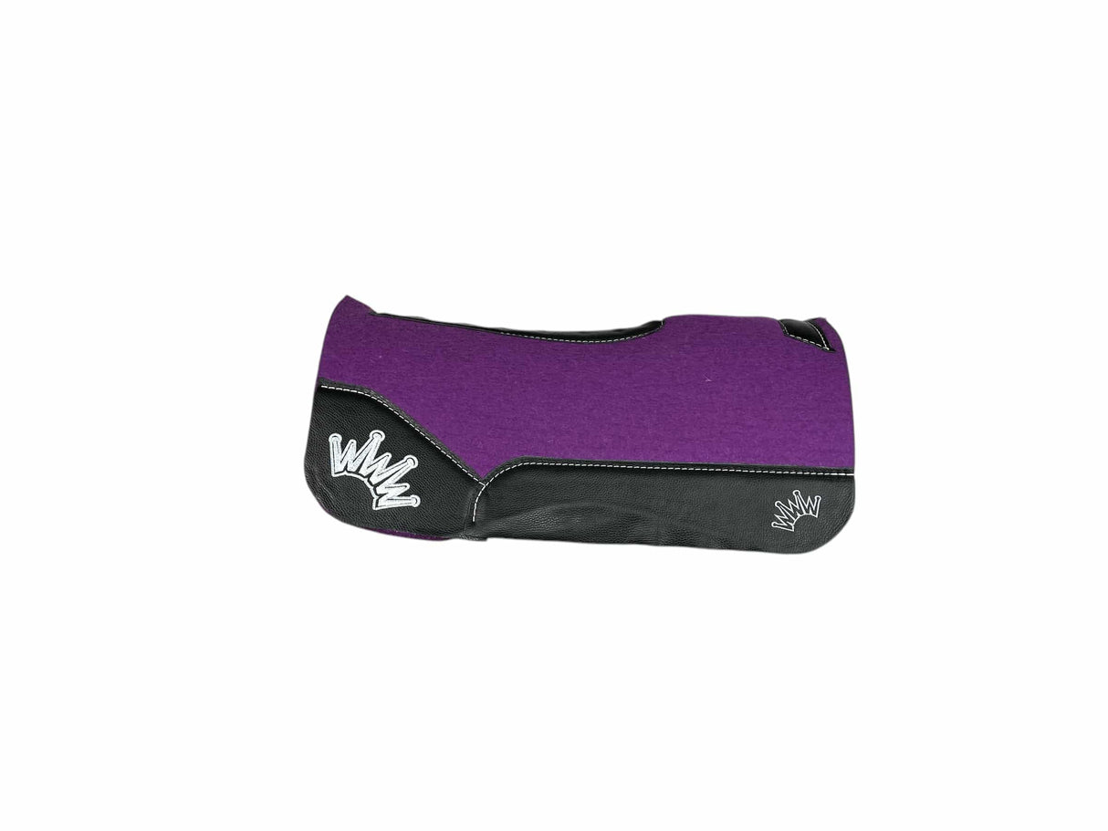 25x25 3/4" Kush Purple Wool PONY Saddle Pad (#111696)