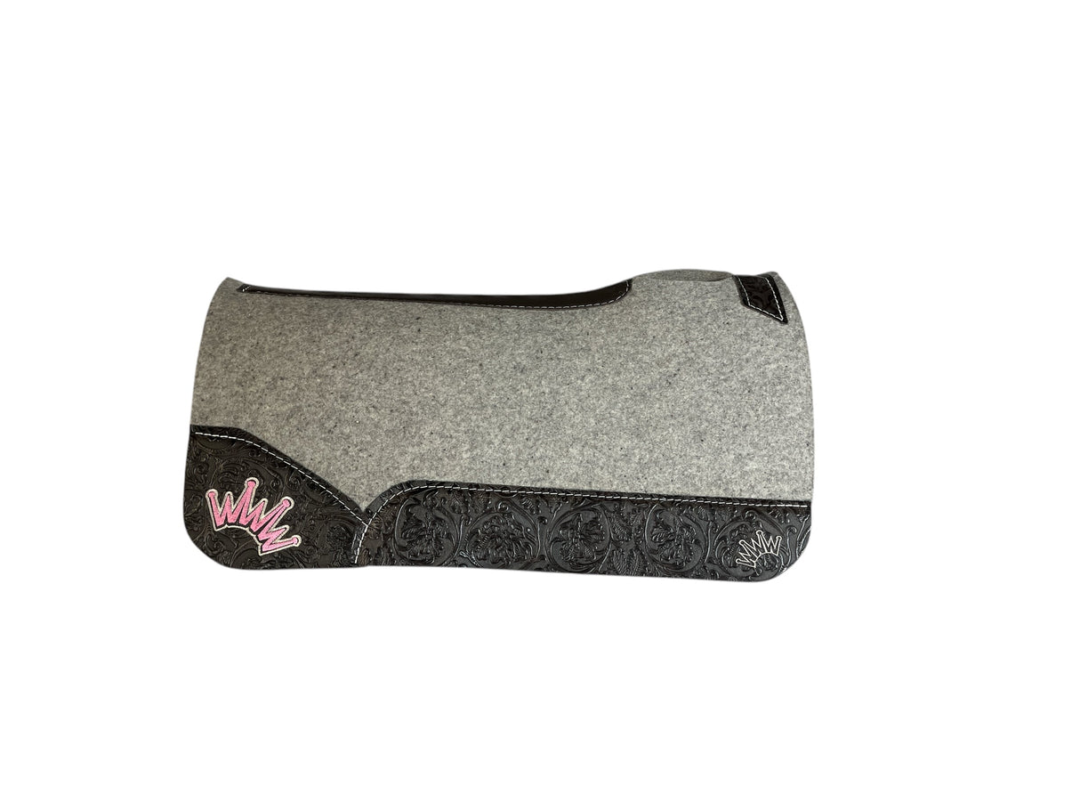 30x30 3/4" Kush Gray Wool Saddle Pad (112029)