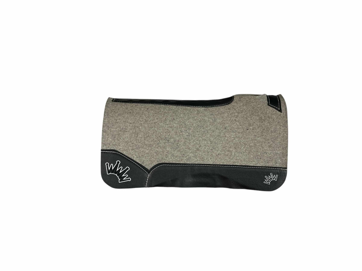 32x32 3/4" Kush Gray Wool Saddle Pad (#113159)