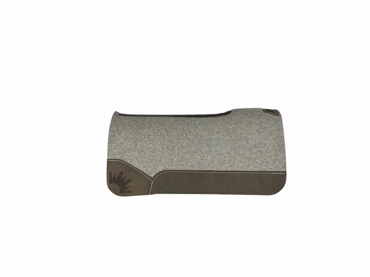 32x32 3/4" Kush Gray Wool Saddle Pad (#113107)