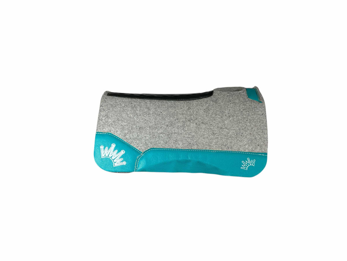 28X28 1.25" Kush Gray Wool Saddle Pad (#114308)